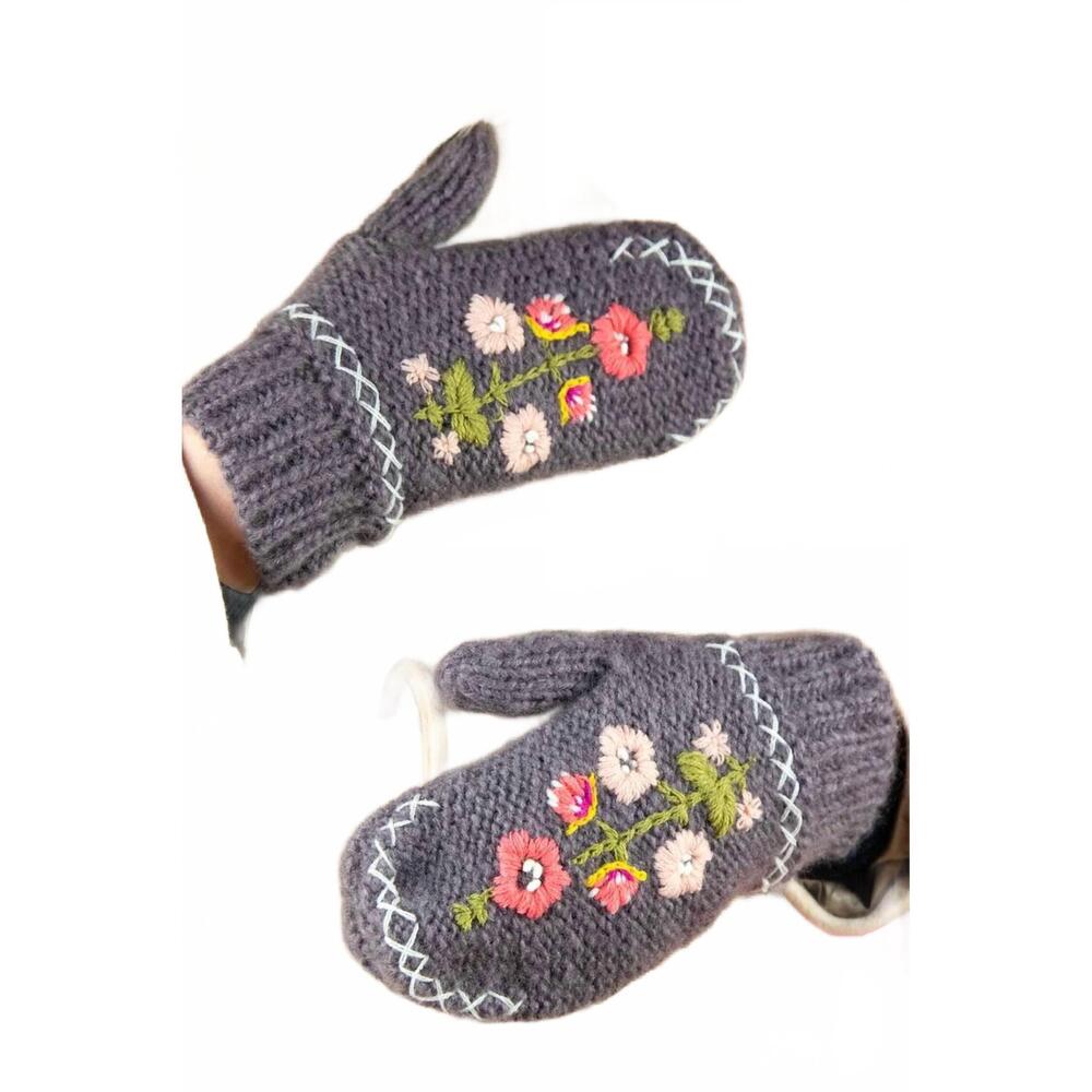 NEW POWDER heidi mittens in heather